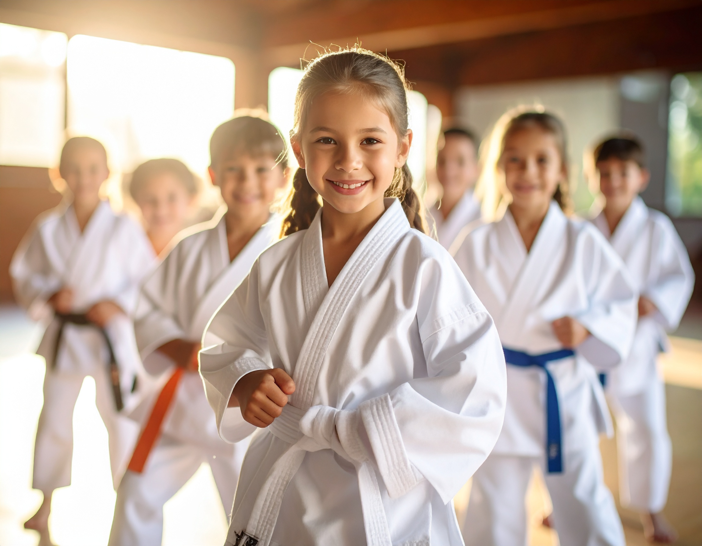 Kids doing Judo in Brighton Beach martial arts class